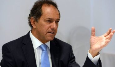 translated from Spanish: Scioli: “I will be a candidate against Cristina Kirchner or whoever”