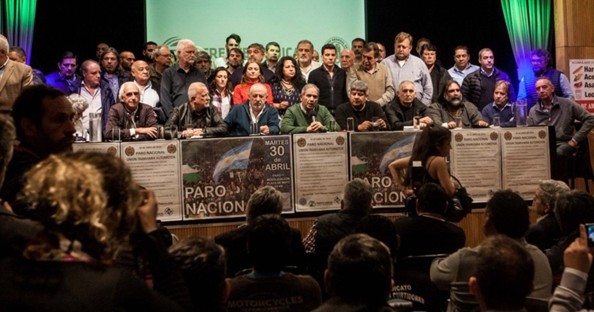 The guilds that stop Tuesday 30 will be mobilized to Plaza de Mayo
