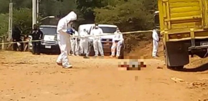 They found the corpse of a man in Zinapecuaro, Michoacan