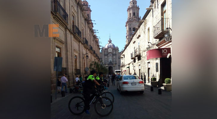 With 300 active elements, start security operation for Holy week in Morelia