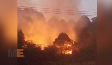 Ahora también incendian el Cerro de la Cruz, en Uruapan, Michoacán