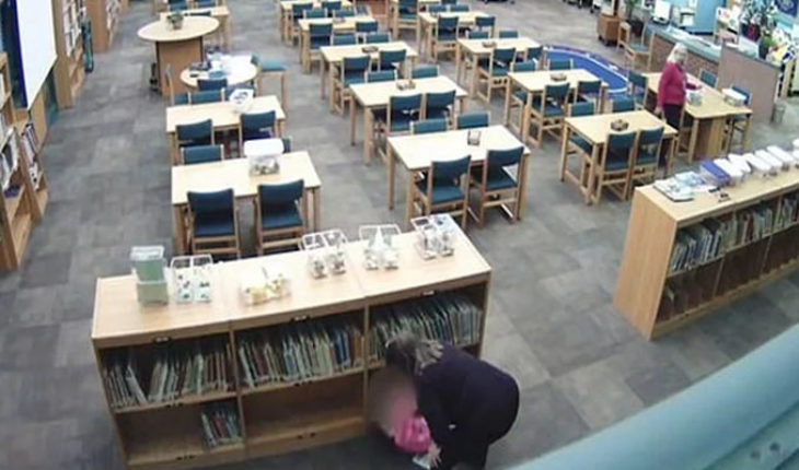 Cámara de vigilancia capta a una maestra que maltrata y patea a una niña de cinco años (Video)