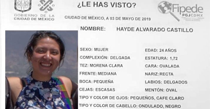 Desaparece alumna de la UNAM en Tlalmanalco, Edomex
