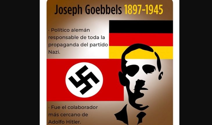 Despiden a funcionario de INJUVE por tuit sobre Goebbels
