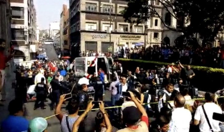 Disparan a manifestantes en el Zócalo de Cuernavaca