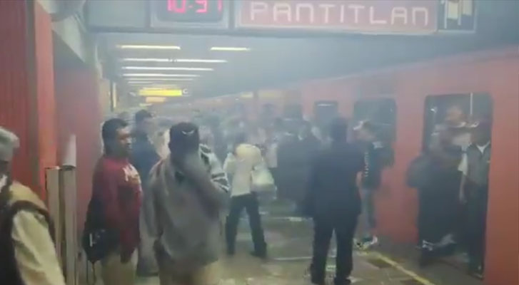 Estación Balderas del Metro de la CDMX, es dasalojada por presencia de humo