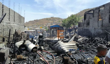 Fuego consume seis casa en la colonia Ampliación Leandro Valle en Morelia
