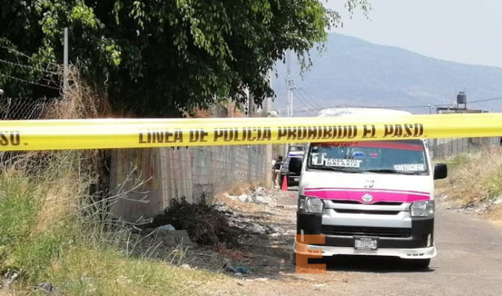 Matan a chofer de la Ruta Rosa en el Fraccionamiento Puerta del Sol de Tarímbaro
