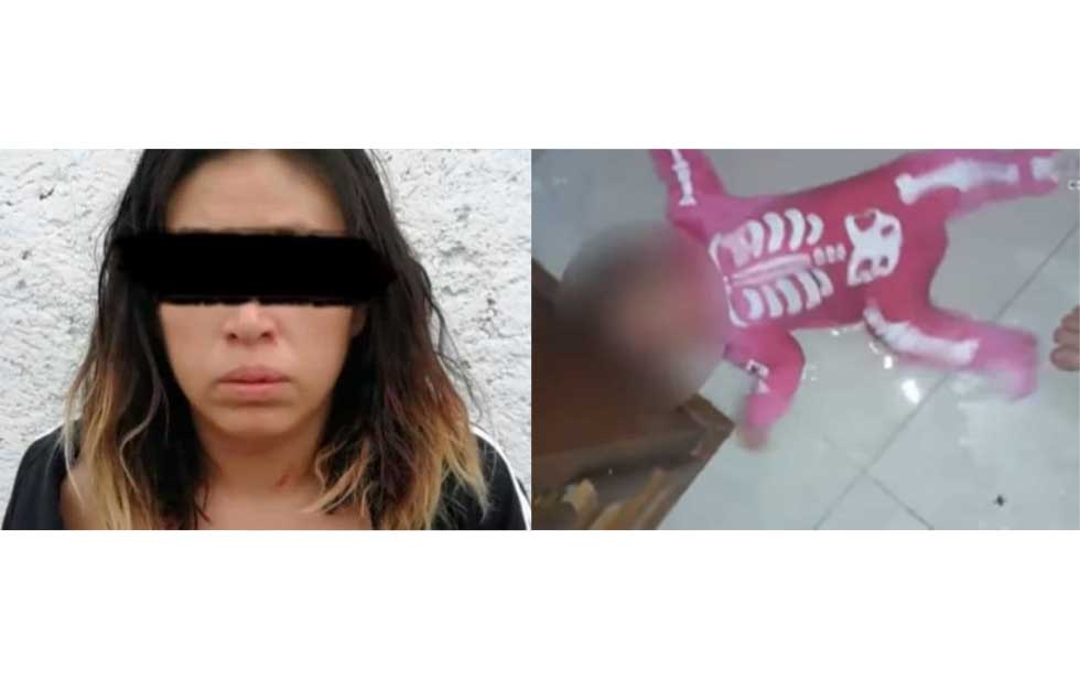 Mujer golpeaba a su bebé y mandaba los videos a su ex para que volviera con ella