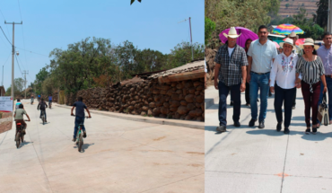 Presidenta de Puruándiro inaugura pavimentación en la comunidad de El Pilar