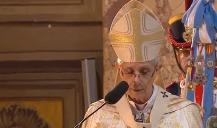 translated from Spanish: Cardinal Poli in the Te Deum asked to go to “a great national pact”