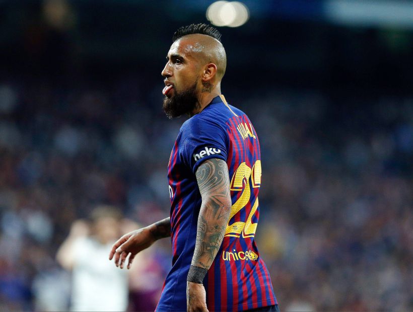 Despite the income of Vidal Barcelona lost to Valencia the cup of the King