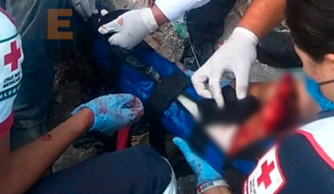 translated from Spanish: Garbage collector injured after exploding a can in Morelia, Michoacán