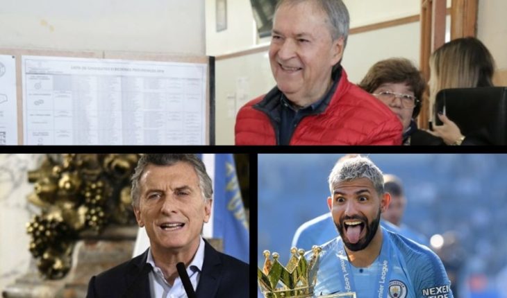 translated from Spanish: He closed the vote in Cordoba, Macri against drug trafficking, Manchester City bichampion of the Premier League and much more…