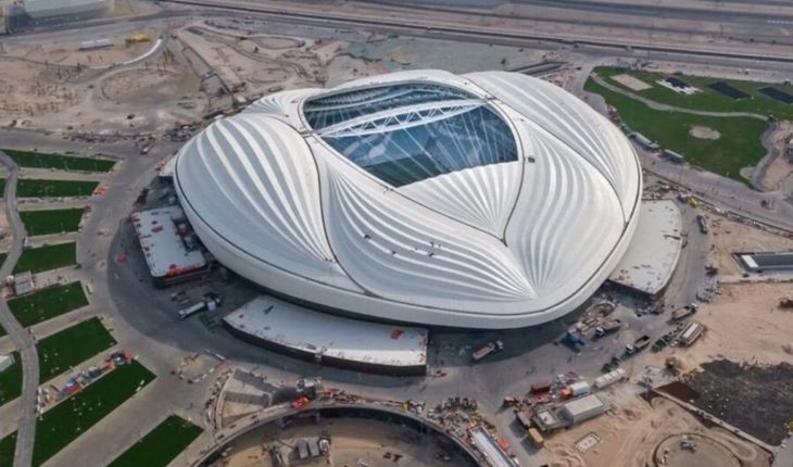translated from Spanish: Here will be played the final of the World Cup 2022: Qatar inaugurated the stadium Al Wakrah