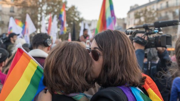LGBTi harassment: "My colleagues ask me if they can see us while we have sex"
