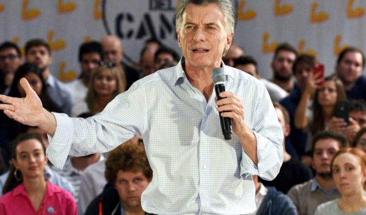 translated from Spanish: MACRI: “That country that left us had no future”