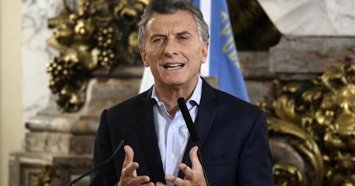 MACRI: "The ' pepas ' that we seized could be for the school of your children"