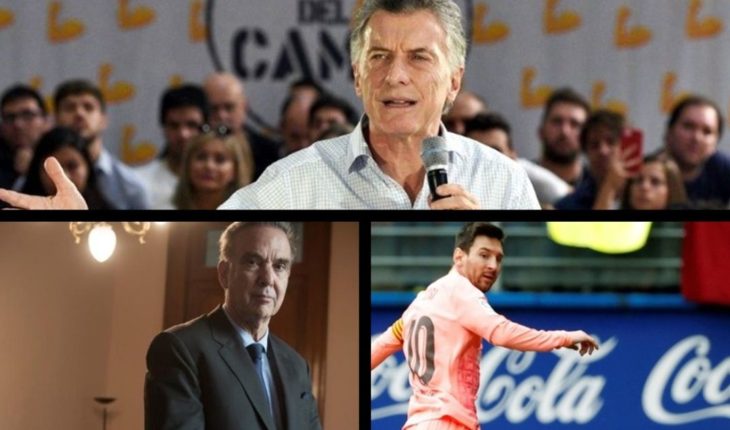 translated from Spanish: Macri against the “heavy” legacy of Kirchner, Pichetto ruled out an approach with the new formula of Cristina, Messi reached a historical record and much more…