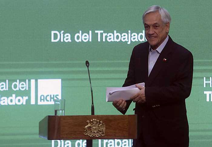 Piñera highlights jobs under his Government in commemoration of the day of the worker
