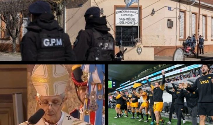 translated from Spanish: Poli ordered a “great national Pact” in the Te Deum, four police officers charged in Monte, celebrate this May 25 and more…