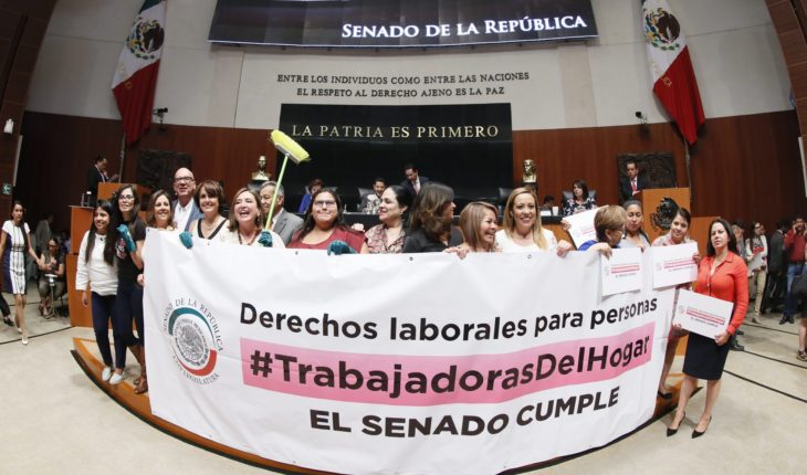 translated from Spanish: Reforms approved for domestic workers to have IMSS