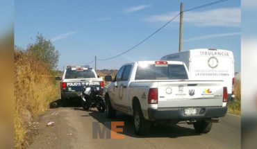 translated from Spanish: Suspected thief dies as he flees and dumps the truck he had stolen, in Chavin, Michocán