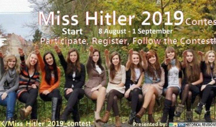 translated from Spanish: World scandal for “Miss Hitler” contest