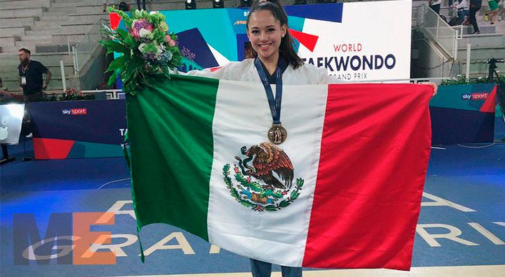 Ana Zulema Mexicana que gana medalla de bronce en Taekwondo