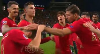 Cristiano Ronaldo se molesta por elección de Bernardo Silva como MVP de la UEFA Nations League