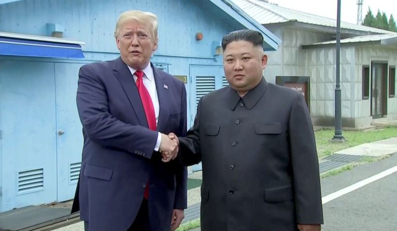 Donald Trump se convirtió en el primer presidente en el cargo de los Estados Unidos que pisa Corea del Norte