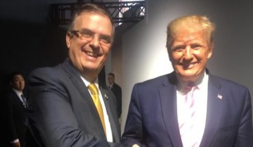 Ebrard y Trump se saludan en el G20