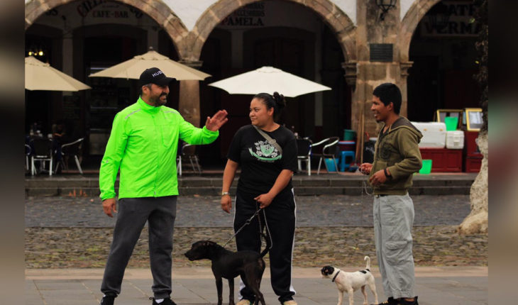 En los “Domingos Peatonales” de Pátzcuaro, se aprecia un cambio cultural: Víctor Báez