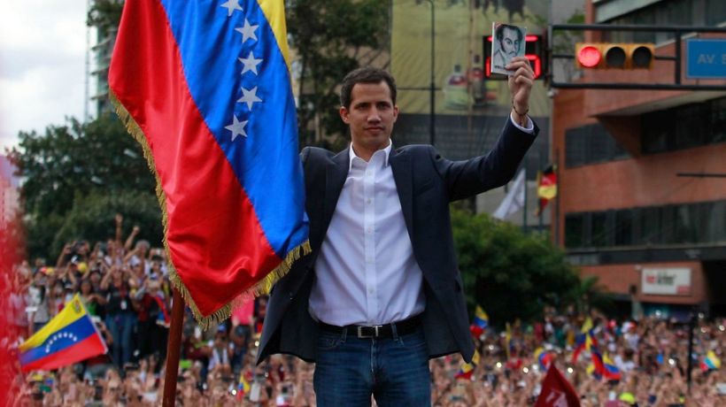 Juan Guaidó llamó una manifestación para el último día de la visita de Bachelet