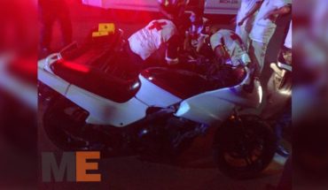 Motociclista es baleado en la Avenida Michoacán