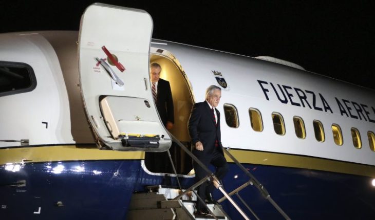 Presidente Piñera comenzó gira internacional en compañía de parlamentarios DC y oficialistas
