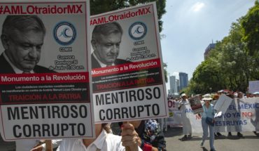 Protestan contra AMLO en CDMX y otras ciudades del país