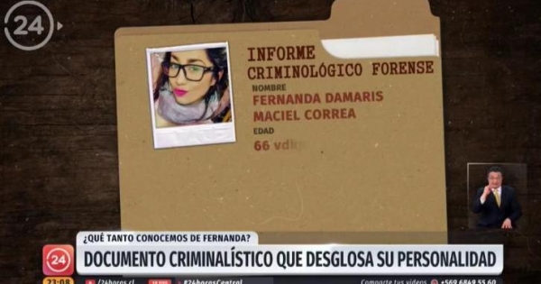 TVN pide disculpas tras repudio por exponer informe psicológico de Fernanda Maciel