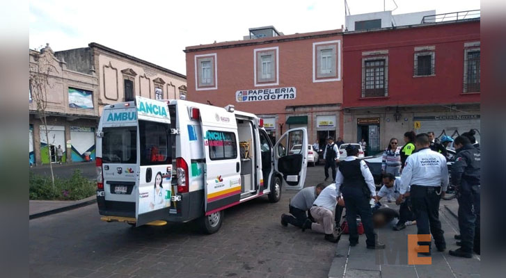 A woman dies for possible heart attack in the Plaza Valladolid of Morelia