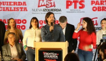 translated from Spanish: After years of divisions, the left joined and presented formula and new name