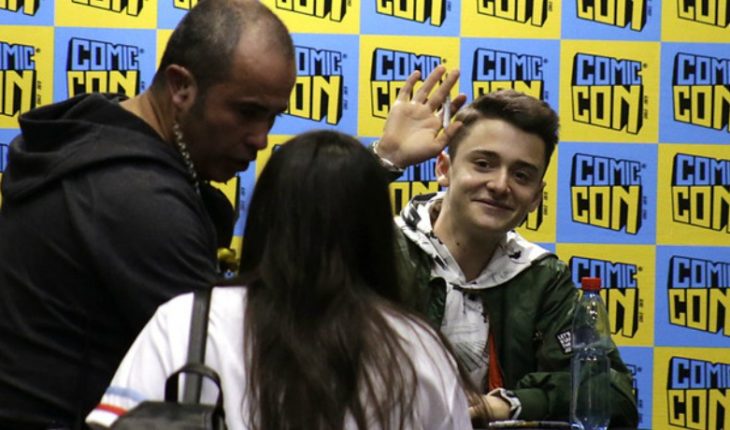 translated from Spanish: Comic Con: Second day included the son of Winona Rider, Noah Schnapp