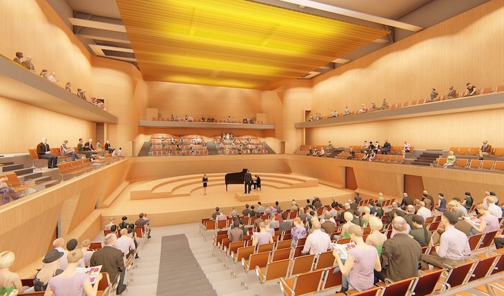 translated from Spanish: Concert hall in Santiago will have one of the best acoustics in the country