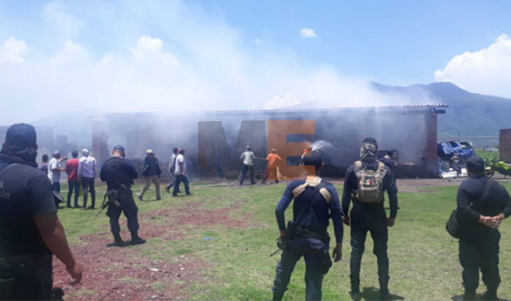 translated from Spanish: Explodedust, there is a wounded and property damage in Pajacuarán, Michoacán