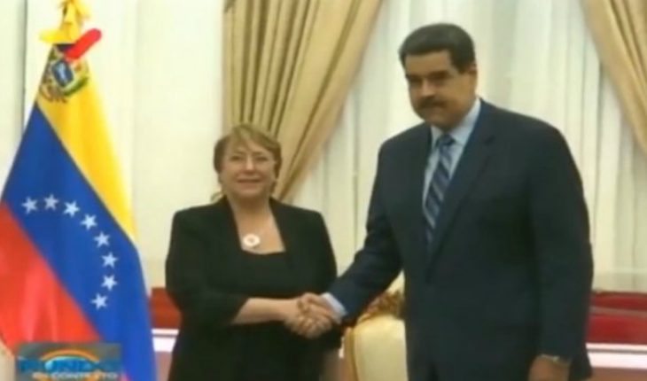 translated from Spanish: Maduro after meeting with Bachelet: “We will bring to trial anyone who violates human rights”