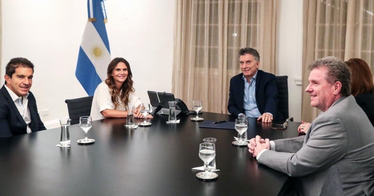 Mauricio Macri received Amalia Granata at Casa Rosada