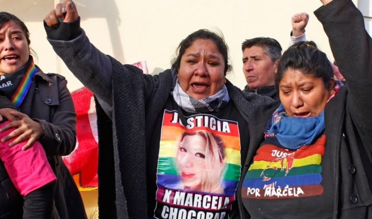 translated from Spanish: Perpetuates the author of the transfemicide of Marcela Chocobar in Santa Cruz
