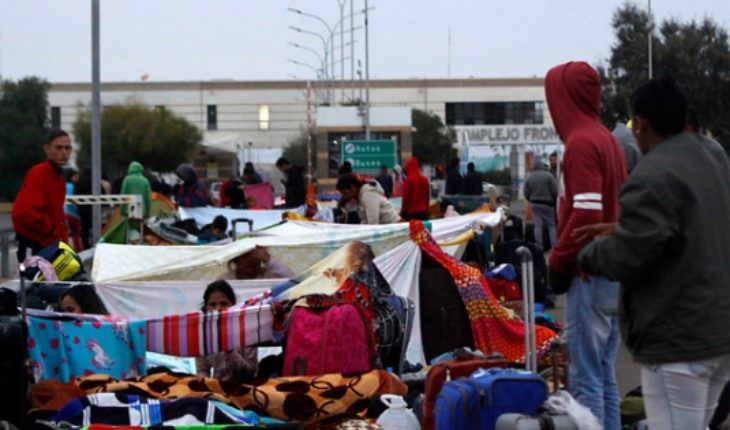 translated from Spanish: Scale tension for Chacalluta: Government faces humanitarian agencies over migrant situation