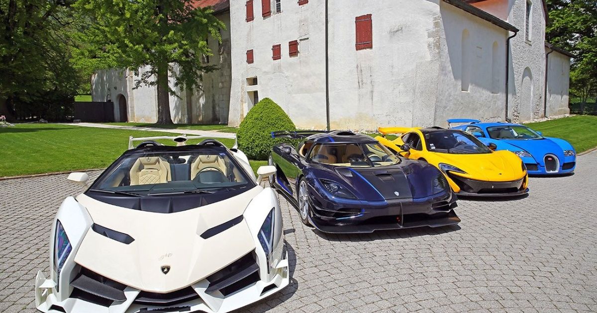 They auction off a fascinating collection of supercars from a dictator's son