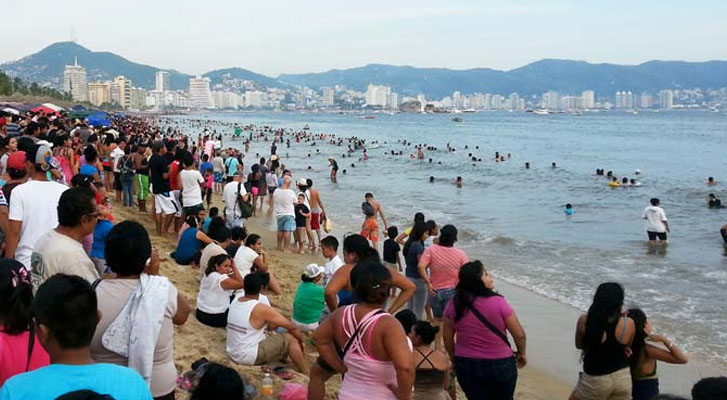 Algunas playas de Acapulco rebasaron los límites de bacteria fecal establecidos por la OMS