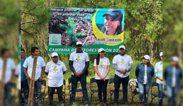 Araceli Saucedo pone en marcha campaña de reforestación #UnÁrbolPorLaVida, en el cerro de San Ángel Zurumucapio